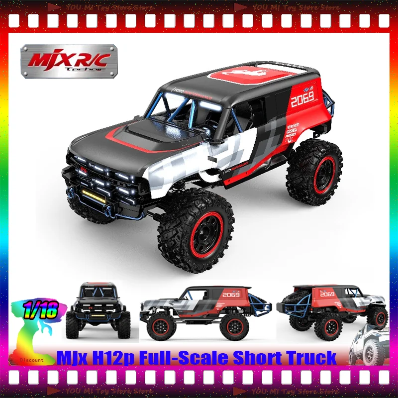 New In Stock Mjx 1:18 H12p Full-Scale Short Truck Remote Control Climbing Off-Road Vehicle Model Customized Children'S Toys Gift
New In Stock Mjx 1:18 H12p Full-Scale Short Truck Remote Control Climbing Off-Road Vehicle Model Customized Children'S Toys Gift