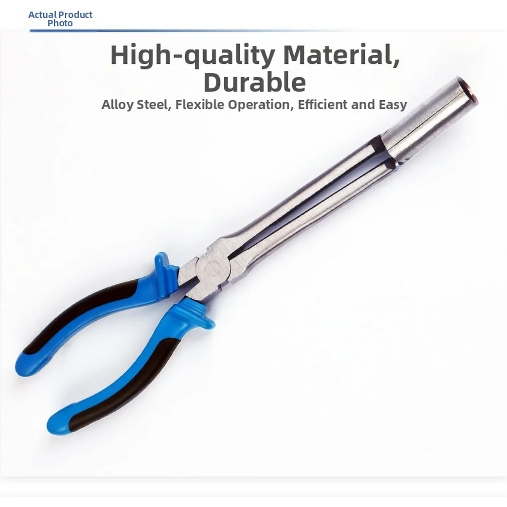 Automotive Wire Pliers for Spark and High Voltage Wire with Alloy Steel Build Wide Opening and Non Slip Handle
Automotive Wire Pliers for Spark and High Voltage Wire with Alloy Steel Build Wide Opening and Non Slip Handle