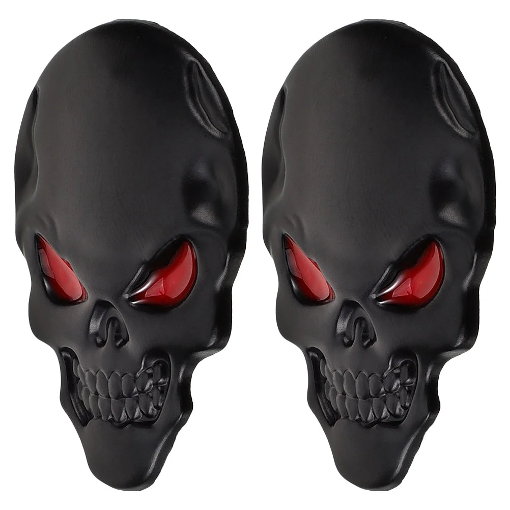 2 Pcs Skull Tail Motorcycle Sticker Accessories for Car Rear Badge Zinc Alloy Dirt Bike Stickers
2 Pcs Skull Tail Motorcycle Sticker Accessories for Car Rear Badge Zinc Alloy Dirt Bike Stickers