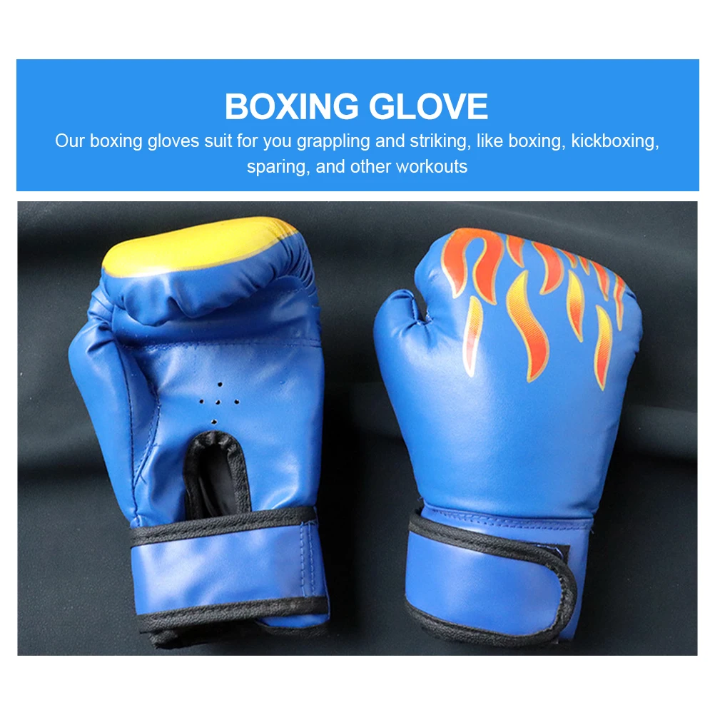 Children's Boxing Gloves Blue Kickboxing for Kids Trainingshandschuh Sporthandschuhe Pu
Children's Boxing Gloves Blue Kickboxing for Kids Trainingshandschuh Sporthandschuhe Pu