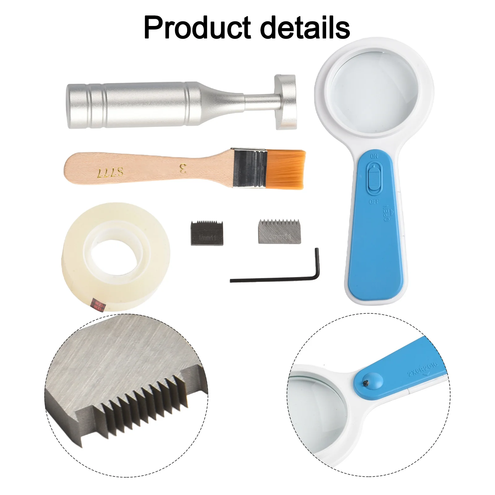 1 Set Adhesion Tester Cross Cut Kit With Blades Sturdy Steel Paint Film Cross Hatch Easy Evaluation Adhesion Effect Coating
1 Set Adhesion Tester Cross Cut Kit With Blades Sturdy Steel Paint Film Cross Hatch Easy Evaluation Adhesion Effect Coating