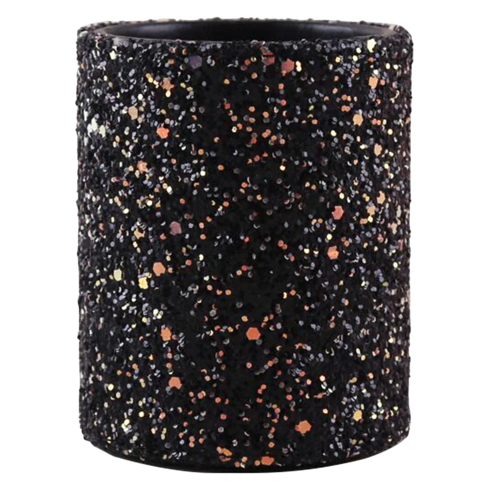 Black Glitter PU Makeup Brush Bucket Thicken Travel Pen Holders Stationery Storage Smooth Sturdy Desk ganizer Save Space
Black Glitter PU Makeup Brush Bucket Thicken Travel Pen Holders Stationery Storage Smooth Sturdy Desk ganizer Save Space