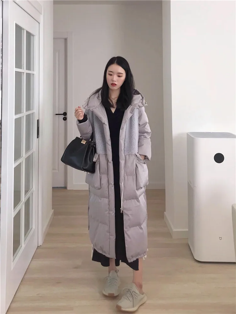 Белая женская зимняя куртка-пуховик средней длины с капюшоном, утепленная, легкая, в корейском стиле, для работы и повседневной носки
Белая женская зимняя куртка-пуховик средней длины с капюшоном, утепленная, легкая, в корейском стиле, для работы и повседневной носки