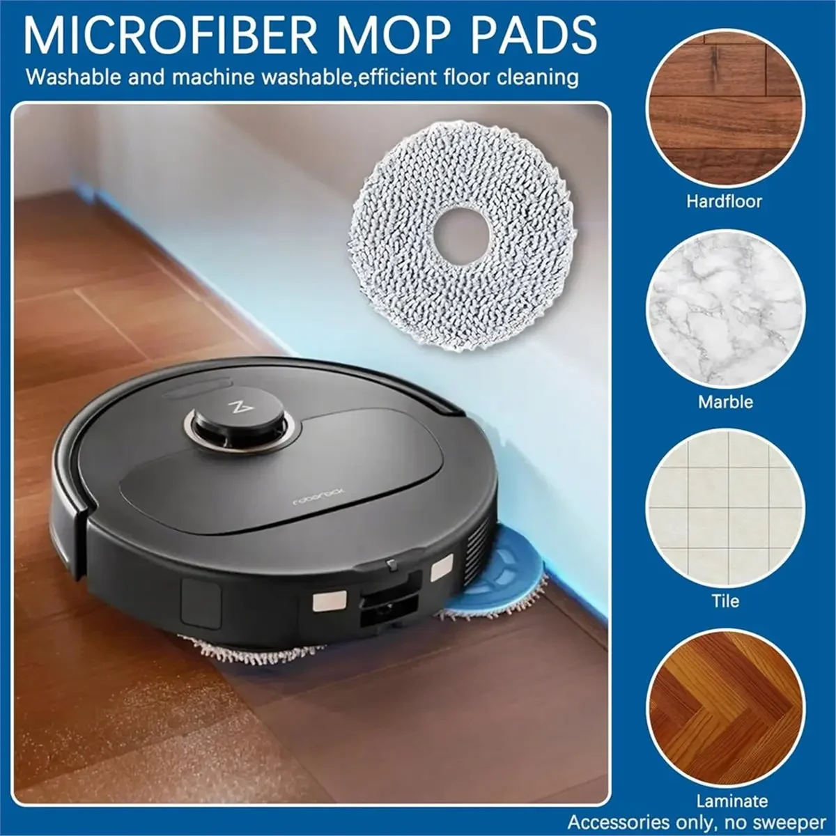 Q Replacement Accessories for Robot Vacuum, Main Side Brush HEPA Filter Mop Cloth Dust Bag
Q Replacement Accessories for Robot Vacuum, Main Side Brush HEPA Filter Mop Cloth Dust Bag