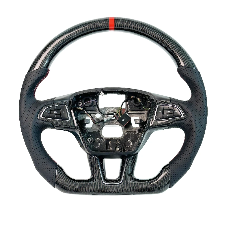 Персонализированный спортивный руль из углеродного волокна для Ford Focus MK4 Руль из настоящего углеродного волокна
Персонализированный спортивный руль из углеродного волокна для Ford Focus MK4 Руль из настоящего углеродного волокна