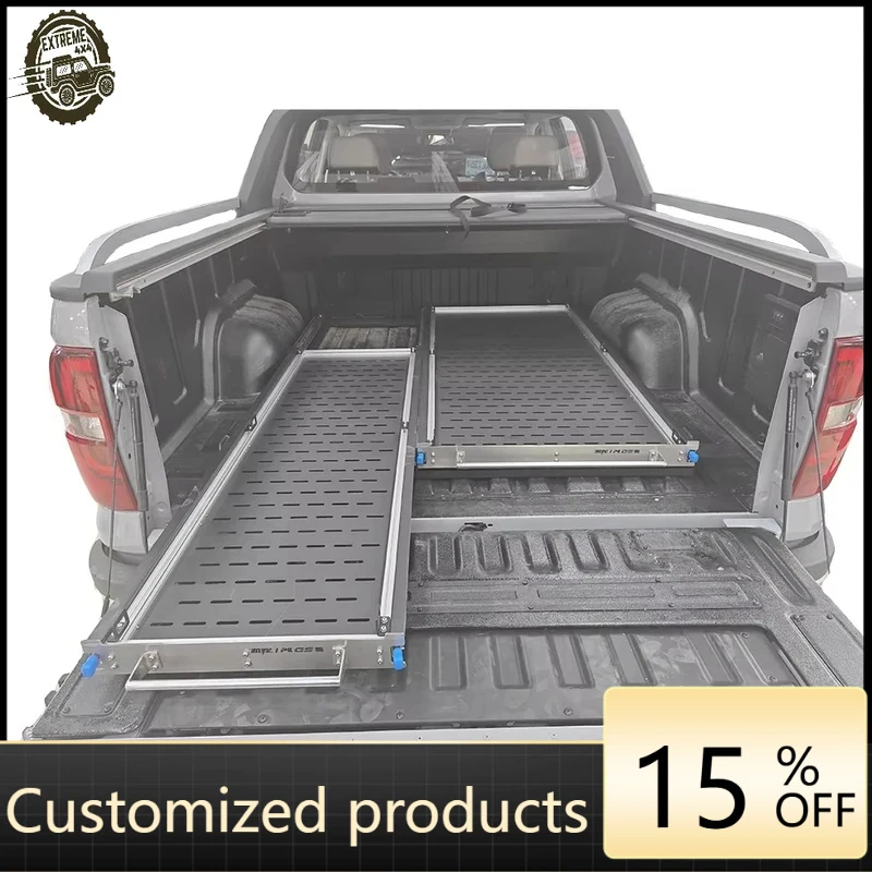 ThrustWorks Universal Stainless Steel 4X4 Pickup Truck Slide Tray -Rusted Durle Cargo Drawer Bed Factory
ThrustWorks Universal Stainless Steel 4X4 Pickup Truck Slide Tray -Rusted Durle Cargo Drawer Bed Factory