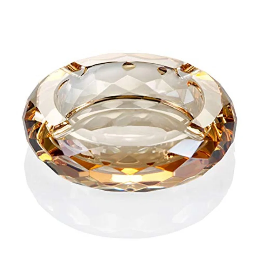 Crystal Glass Ashtray, Cigar Cigarettes Ashtray Holder Home Office Desktop Tabletop Decoration
Crystal Glass Ashtray, Cigar Cigarettes Ashtray Holder Home Office Desktop Tabletop Decoration