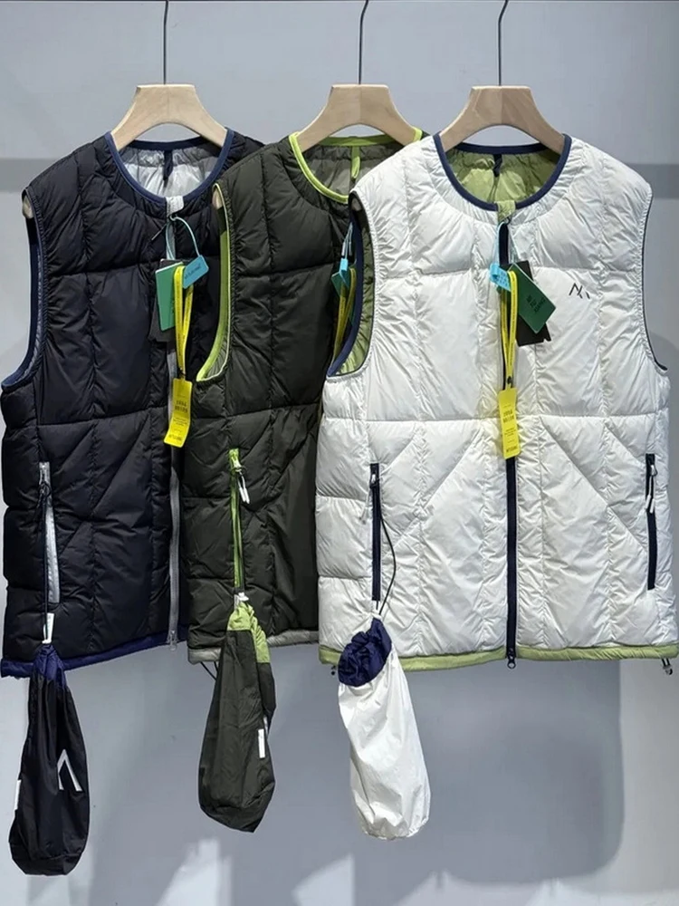 Outdoor Sports Casual Lightweight Windproof Water-resistant Warm round Ne down Vest Men's Loose Fit Durable Nylon Jaet
Outdoor Sports Casual Lightweight Windproof Water-resistant Warm round Ne down Vest Men's Loose Fit Durable Nylon Jaet