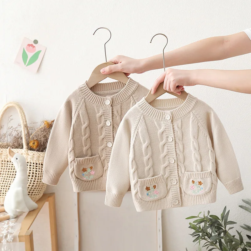 2025 New Spring Autumn Thin Girls Cape Coat Long Sleeve Girls Cardigans Flower Pockets Girl Clothing Kids Outwear Jacket IY12122
2025 New Spring Autumn Thin Girls Cape Coat Long Sleeve Girls Cardigans Flower Pockets Girl Clothing Kids Outwear Jacket IY12122