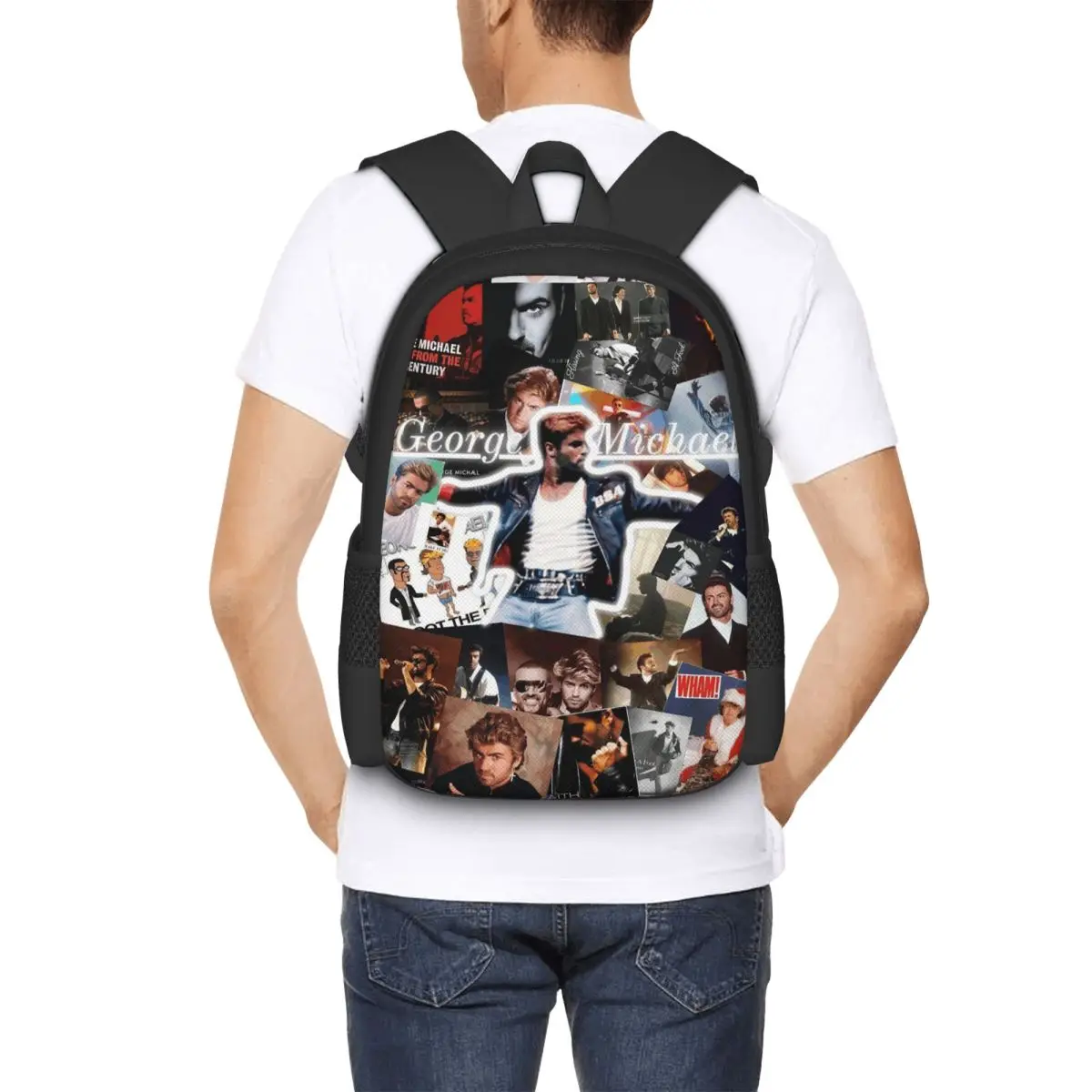 George Michael Student Backpack School Bag Hiking Travel Daypack for Men Women Fashion Bookbag Shoulder Bags
George Michael Student Backpack School Bag Hiking Travel Daypack for Men Women Fashion Bookbag Shoulder Bags