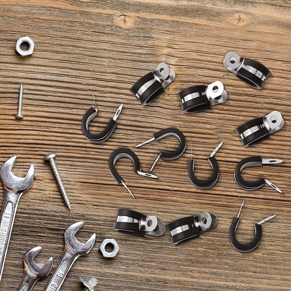 AT44-1/ 2 Inch Stainless Steel Hose Tube Clamp Cable Buffer Insulated Clamp Metal For Tube Wire Cable Cord Installation
AT44-1/ 2 Inch Stainless Steel Hose Tube Clamp Cable Buffer Insulated Clamp Metal For Tube Wire Cable Cord Installation