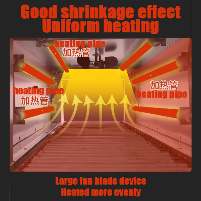 Automatic Heat Shrink Film Wrapping Machine Tea Box Packaging Shrinker Sealer Plastic Wrapping Equipment
Automatic Heat Shrink Film Wrapping Machine Tea Box Packaging Shrinker Sealer Plastic Wrapping Equipment
