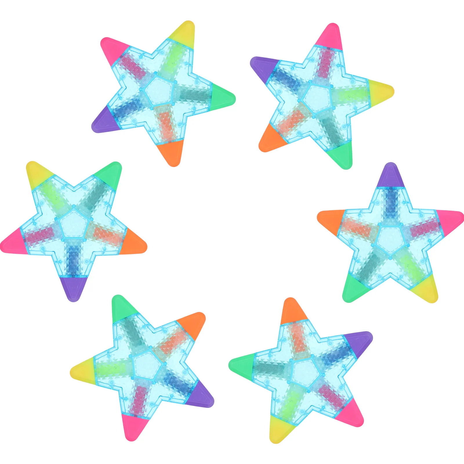 Five Point Star Fluorescent Highlighters 5 Vibrant Marker Pens Perfect for Student Office School Use
Five Point Star Fluorescent Highlighters 5 Vibrant Marker Pens Perfect for Student Office School Use