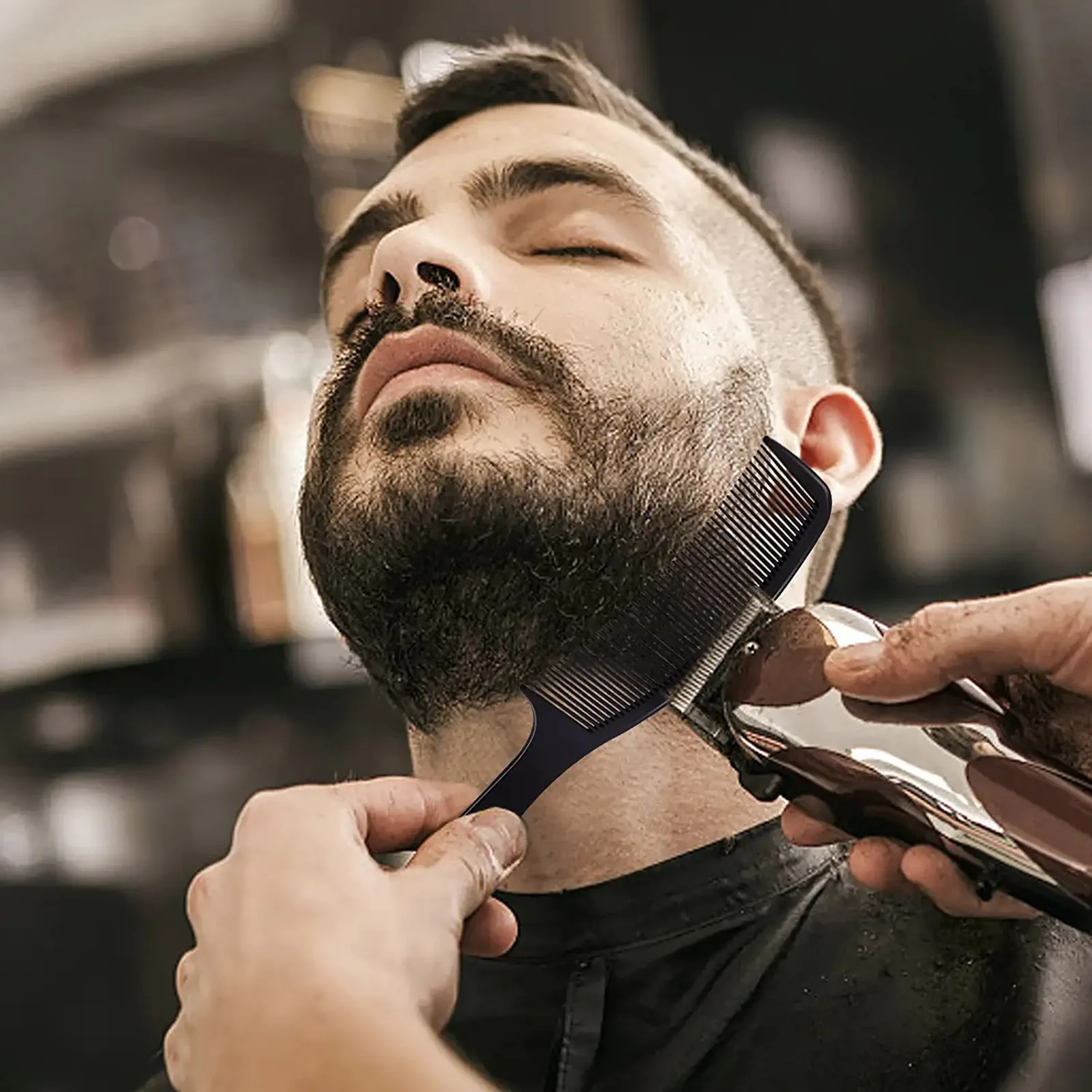 Barber Salon Hairdressing Combs 3pcs Professional Flat Combs For Hair Beard Cutting Curling Practical Styling Hair Comb Set
Barber Salon Hairdressing Combs 3pcs Professional Flat Combs For Hair Beard Cutting Curling Practical Styling Hair Comb Set