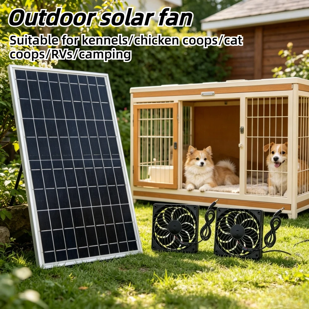 10W Durable Solar Powered Air Circulation Exhaust Fan All Weather Outdoor Cooling Ventilation Equipment for Chicken Coop Pet
10W Durable Solar Powered Air Circulation Exhaust Fan All Weather Outdoor Cooling Ventilation Equipment for Chicken Coop Pet