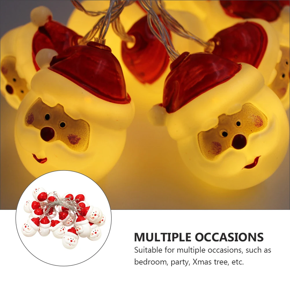 20 LED String Lights Christmas Santa Claus Reusable PVC Material Decorative Bedroom Party Xmas Tree Festive Lighting
20 LED String Lights Christmas Santa Claus Reusable PVC Material Decorative Bedroom Party Xmas Tree Festive Lighting