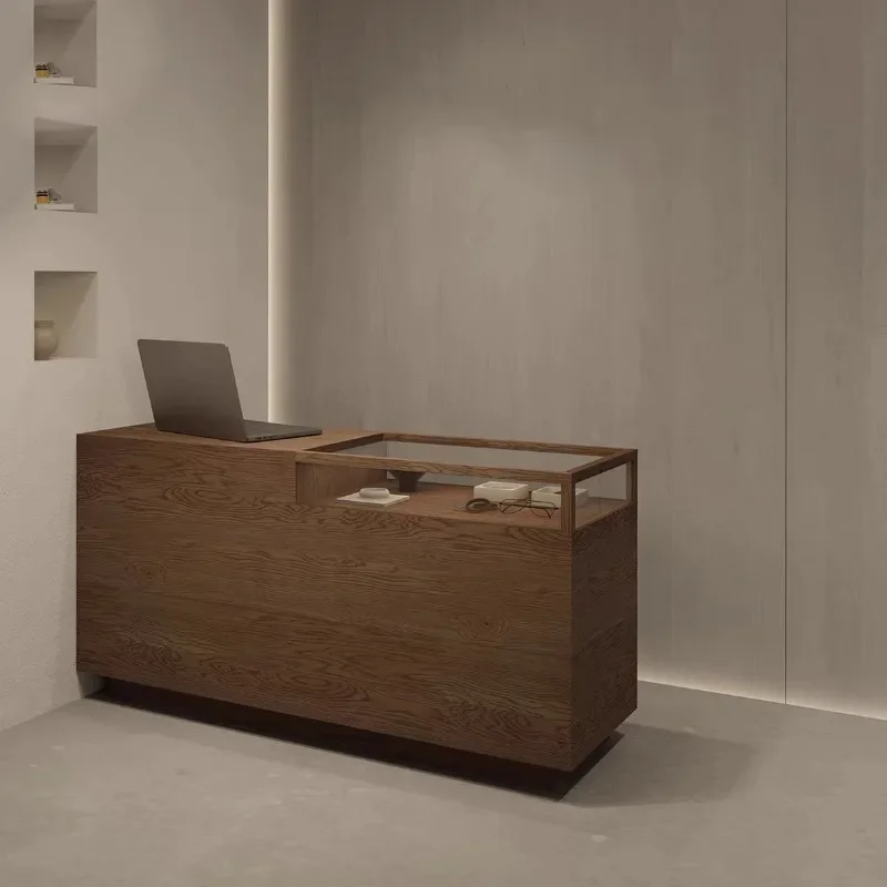 Clothing Store Reception Deskse Cashier Display Cabinet Integrated Reception Desks Retro Display Empfangstheke Furniture Counter
Clothing Store Reception Deskse Cashier Display Cabinet Integrated Reception Desks Retro Display Empfangstheke Furniture Counter