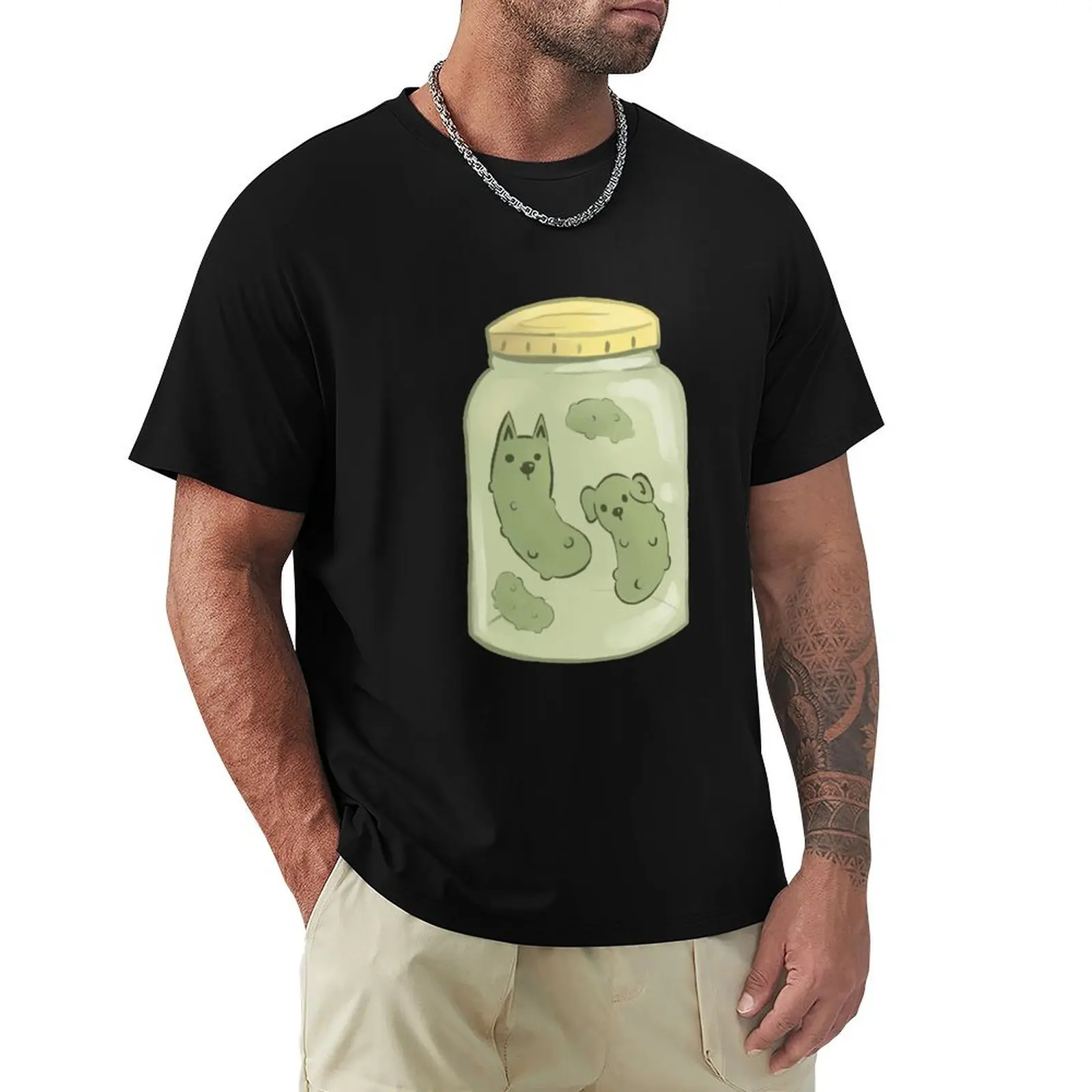 dog pickle jar T-Shirt man clothes oversized graphic tee vintage t shirt men
dog pickle jar T-Shirt man clothes oversized graphic tee vintage t shirt men