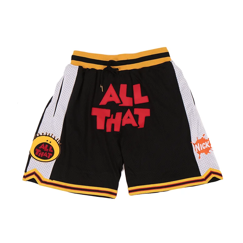 Basketball Shorts ALL THAT Zipper four pockets Sewing Embroidery High-Quality Outdoor Sport Shorts Beach Pants yellow Black 2023
Basketball Shorts ALL THAT Zipper four pockets Sewing Embroidery High-Quality Outdoor Sport Shorts Beach Pants yellow Black 2023