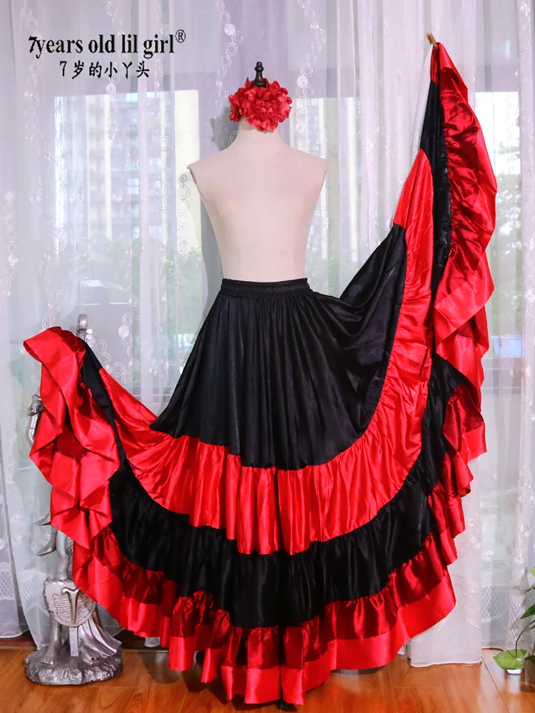 2024New Belly Dancing Tribal Ruffle Flamenco Satin 25 Yard 4 Tiered Skirt Gypsy Skir 9EX07
2024New Belly Dancing Tribal Ruffle Flamenco Satin 25 Yard 4 Tiered Skirt Gypsy Skir 9EX07