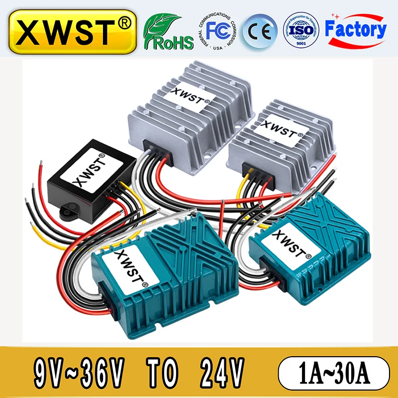 Waterproof DC DC Stabilizer Converter 9-36V 12V 24V to 12V Voltage Regulator Boost Buck Power Inverter Voltage Regulator CE
Waterproof DC DC Stabilizer Converter 9-36V 12V 24V to 12V Voltage Regulator Boost Buck Power Inverter Voltage Regulator CE