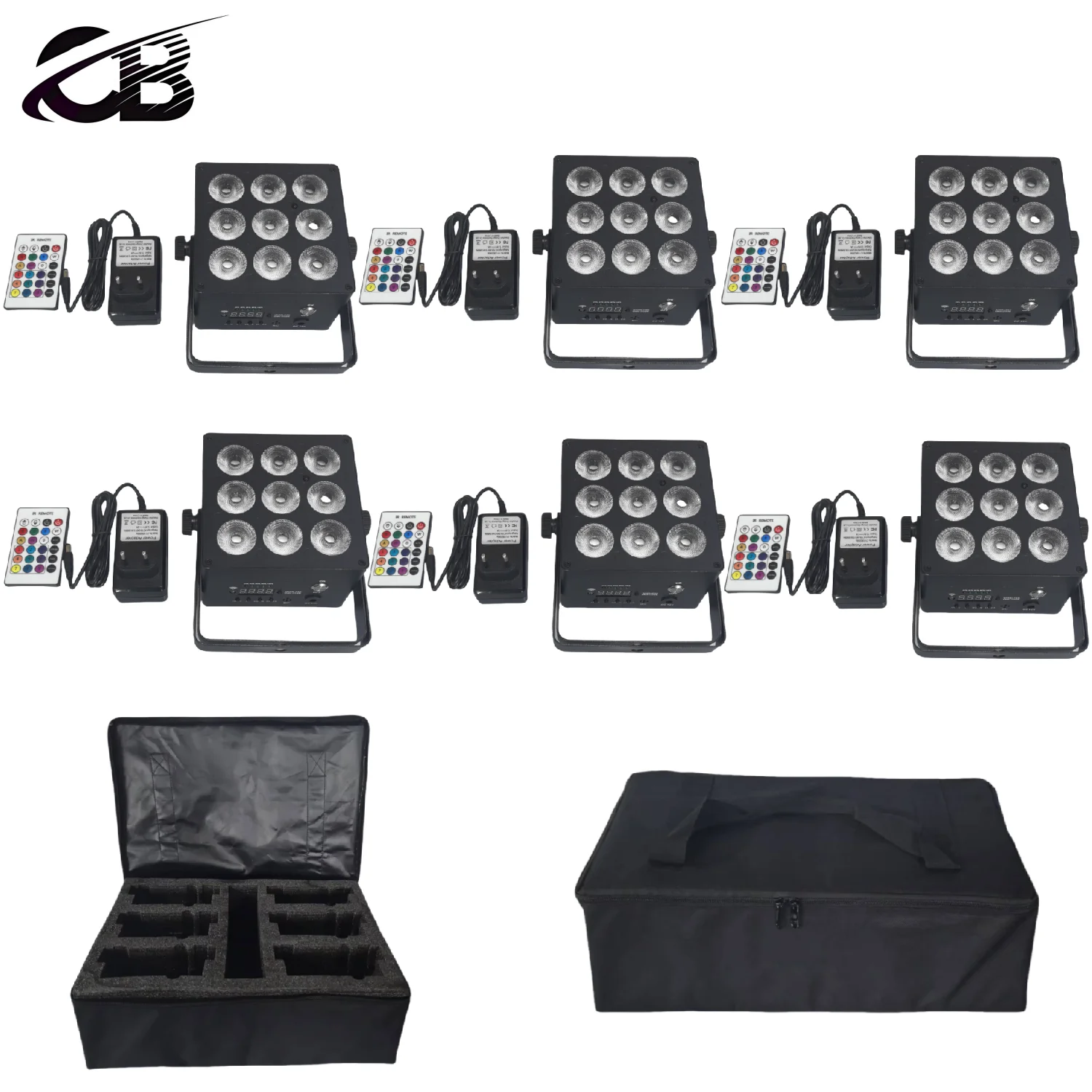 6PCS/remote 9X6W RGBWA UV 6-IN-1 battery LED PAR/wireless WIFI battery led PAR light/ led walling wash lgiht stage dj lamp
6PCS/remote 9X6W RGBWA UV 6-IN-1 battery LED PAR/wireless WIFI battery led PAR light/ led walling wash lgiht stage dj lamp