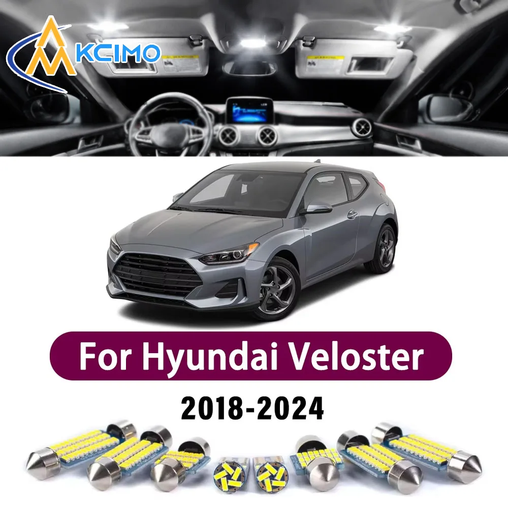 High Lumen CANBUS Error Free LED Interior Light Kit For Hyundai Veloster 2018-2024 Map Trunk Reading Dome Lamp Bulbs Set
High Lumen CANBUS Error Free LED Interior Light Kit For Hyundai Veloster 2018-2024 Map Trunk Reading Dome Lamp Bulbs Set