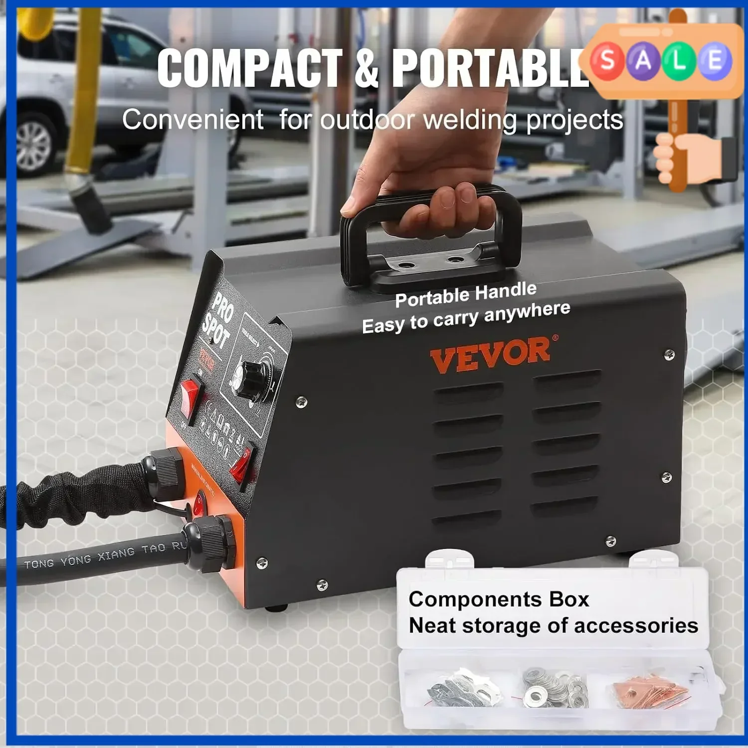 Hot salesStud Welder Dent Repair Kit, 3KW Spot Welder Dent Puller with 6 Welding Modes, Auto Body Spot Welding Dent Puller Machi
Hot salesStud Welder Dent Repair Kit, 3KW Spot Welder Dent Puller with 6 Welding Modes, Auto Body Spot Welding Dent Puller Machi