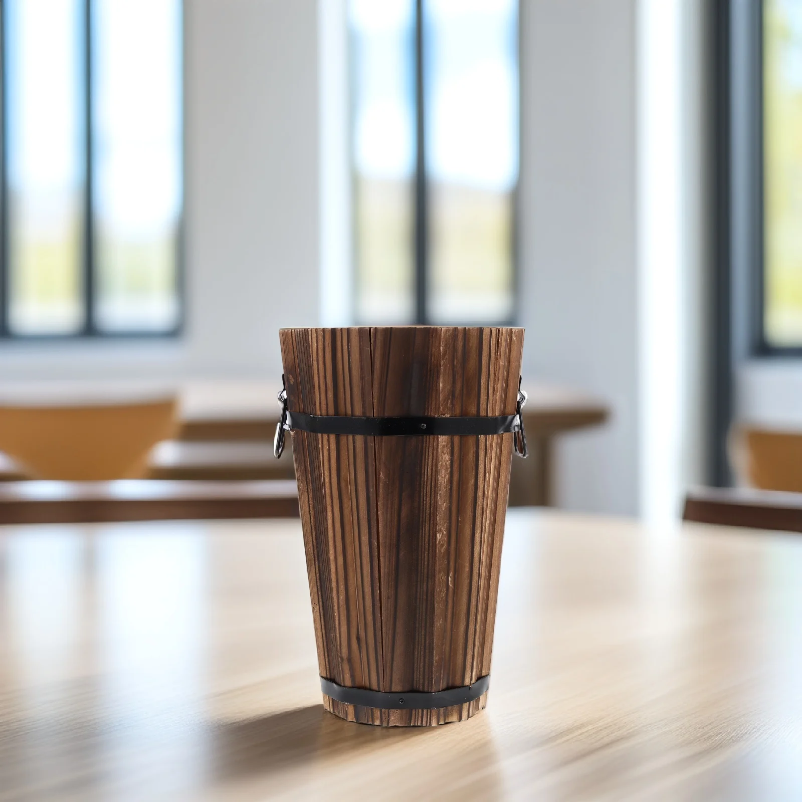 Retro Flower Pot Carbonized Wood Planter Small Bucket 7001 Vintage Plant Pots Garden Herb Wooden Storage Balcony Yard
Retro Flower Pot Carbonized Wood Planter Small Bucket 7001 Vintage Plant Pots Garden Herb Wooden Storage Balcony Yard