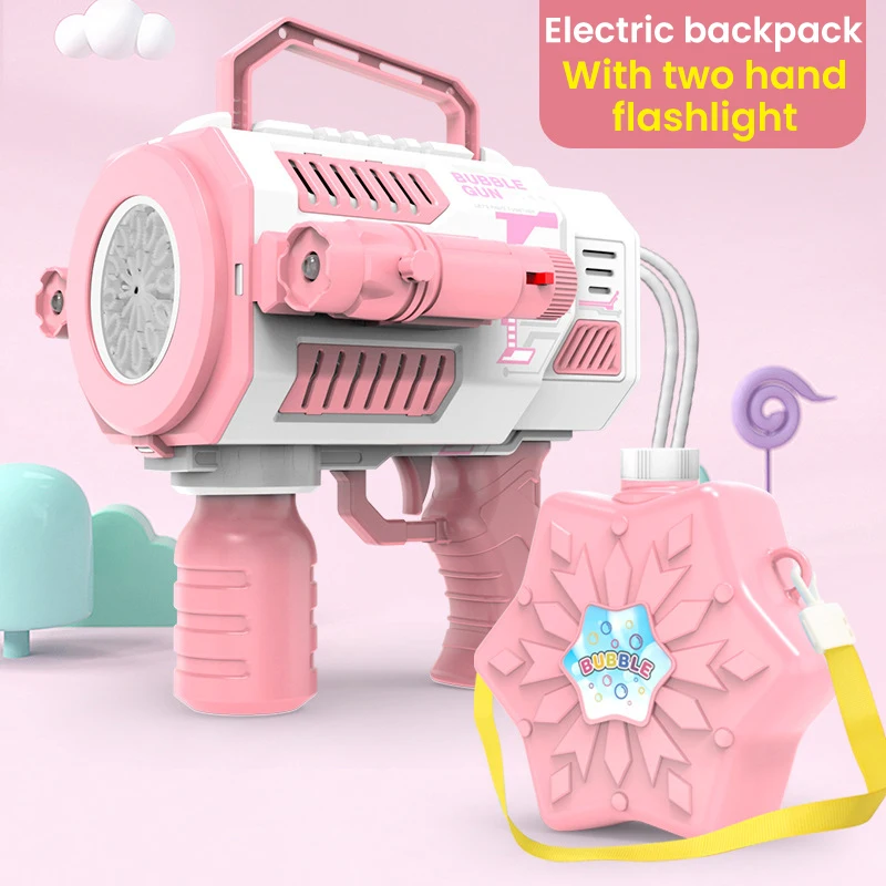 Outdoor Fun Sports Toys Automa Bubble Machine for Kids Luminescence Bubble Gun Rocket Launcher Children Soap Bubble Maker Summer
Outdoor Fun Sports Toys Automa Bubble Machine for Kids Luminescence Bubble Gun Rocket Launcher Children Soap Bubble Maker Summer