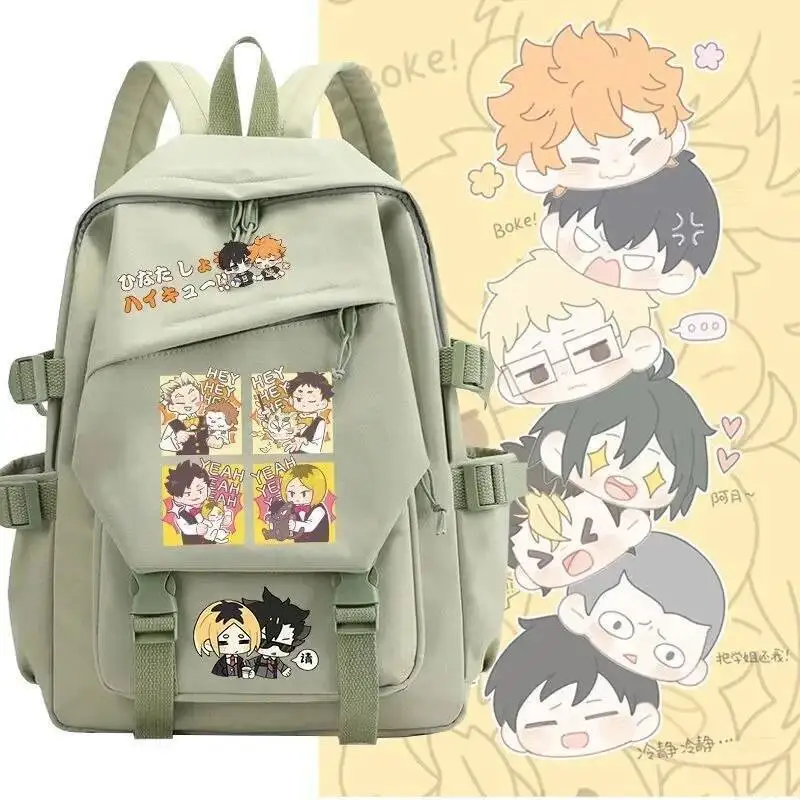 Anime Game Black Blue Pink Haikyuu Student Teens School Bags Large Capacity Mochilas Backpacks For Gift
Anime Game Black Blue Pink Haikyuu Student Teens School Bags Large Capacity Mochilas Backpacks For Gift