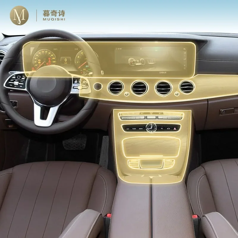 Pre cutting car Interior PPF paint protection film console transparent/matte TPU For Mercedes Benz Class-E W213 2019-2020
Pre cutting car Interior PPF paint protection film console transparent/matte TPU For Mercedes Benz Class-E W213 2019-2020