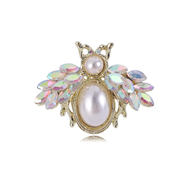 Girl Personality Pearl Rhineau Bee Wing Brooch Cute Cartoon Insect Badge Office Everyday Suit Accessories Pin
Girl Personality Pearl Rhineau Bee Wing Brooch Cute Cartoon Insect Badge Office Everyday Suit Accessories Pin