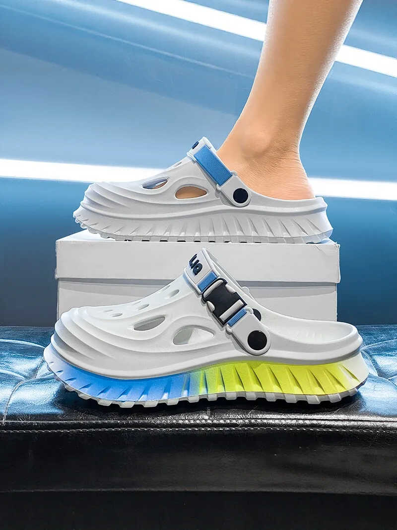 Men's 2026 New Summer Outdoor Anti-Slip Comfortable Thick Bottom Beach Slippers Full Cover Slip-On Casual EVA Material Shoes
Men's 2026 New Summer Outdoor Anti-Slip Comfortable Thick Bottom Beach Slippers Full Cover Slip-On Casual EVA Material Shoes