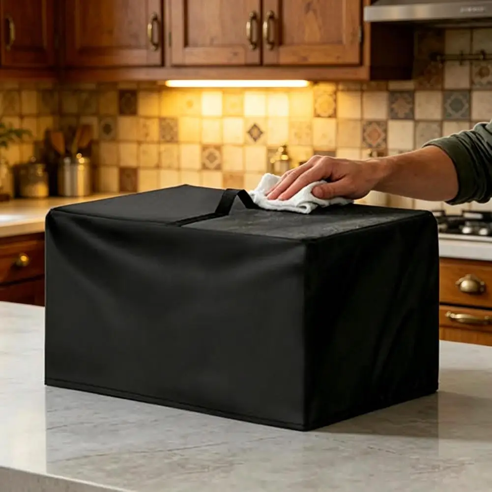 1pc 210D Oxford Cloth Fryer Dust Cover Oil And Dust Resistance Fryer Cover For 3.5L Stainless Steel Deep Fryer
1pc 210D Oxford Cloth Fryer Dust Cover Oil And Dust Resistance Fryer Cover For 3.5L Stainless Steel Deep Fryer