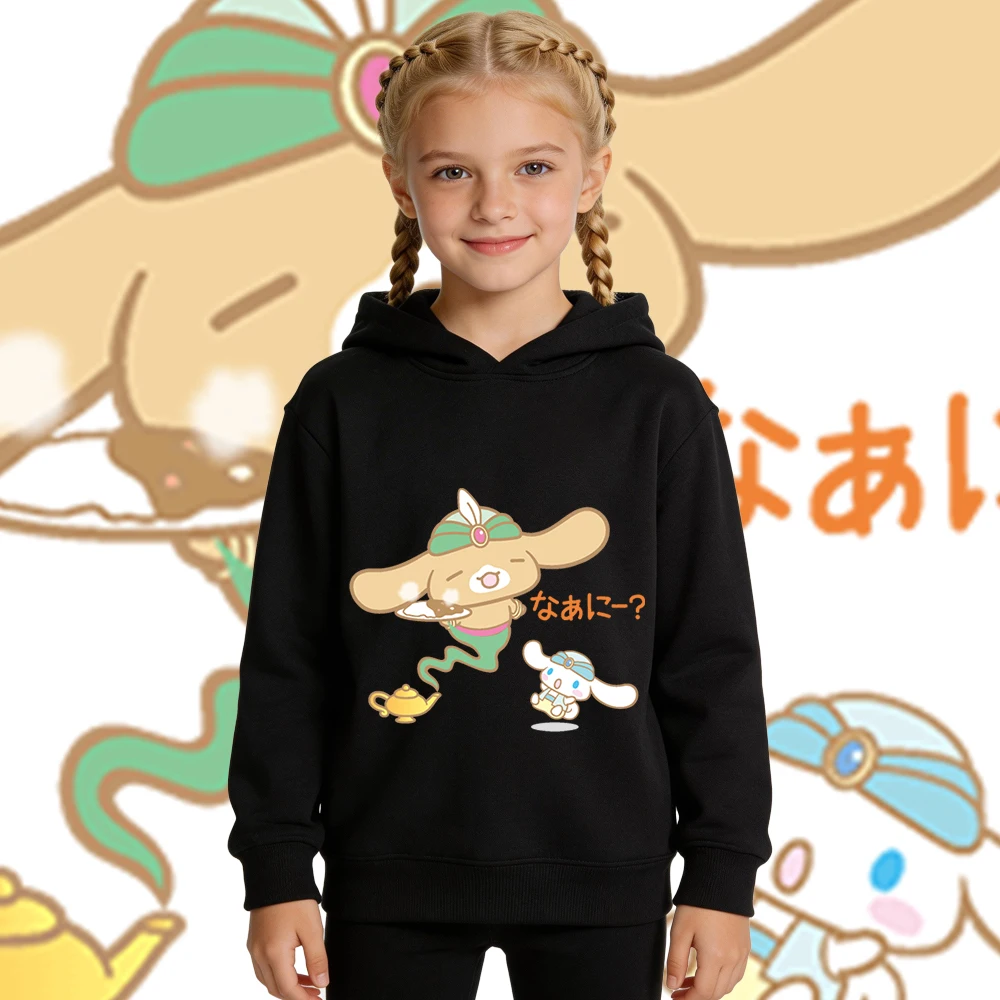 Толстовка с флисовой подкладкой и принтом Cinnamoroll Genie Surprise для мальчиков и девочек, теплая осенне-зимняя детская повседневная толстовка-пуловер
Толстовка с флисовой подкладкой и принтом Cinnamoroll Genie Surprise для мальчиков и девочек, теплая осенне-зимняя детская повседневная толстовка-пуловер