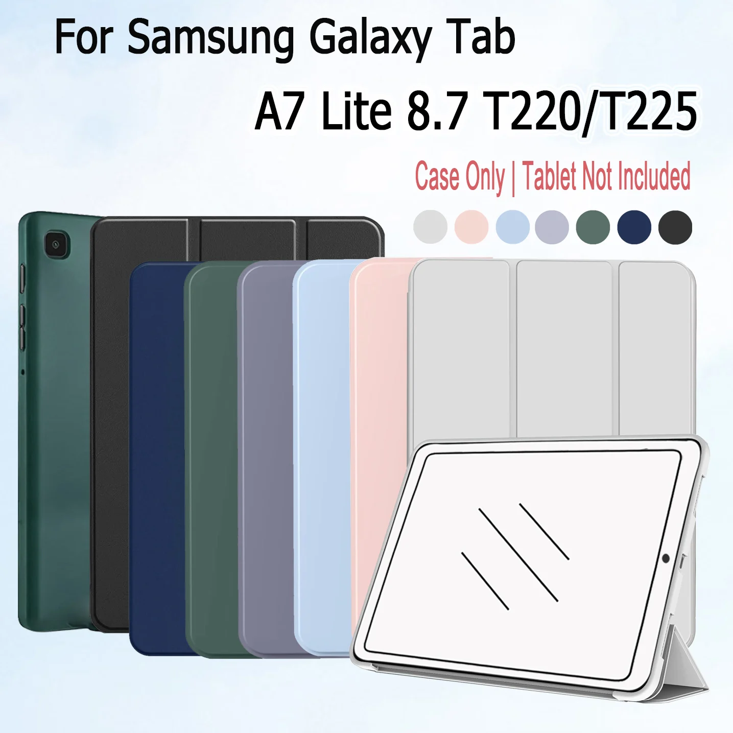 Case for Samsung Galaxy Tab A7 Lite 8.7 Inch 2021 Tablet Model SM-T220/T225/T227,Slim Stand Soft Back Shell Protective Case
Case for Samsung Galaxy Tab A7 Lite 8.7 Inch 2021 Tablet Model SM-T220/T225/T227,Slim Stand Soft Back Shell Protective Case