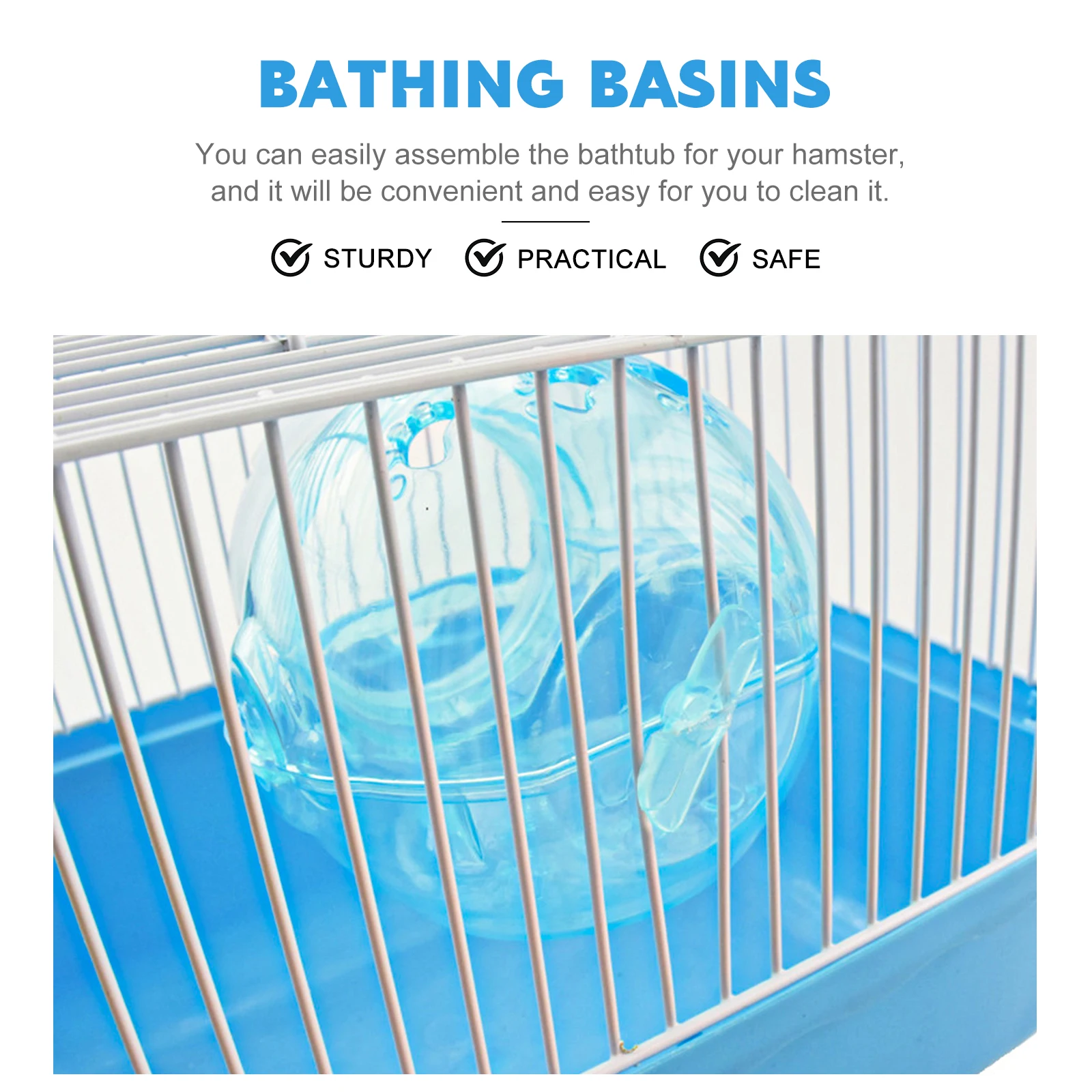2PCS Hamster Bathtub Mini Bathrooms Smooth Edge Anti Slip Bottom Easy Assembly Cleaning Small Pet Tub Feeder External Rooms
2PCS Hamster Bathtub Mini Bathrooms Smooth Edge Anti Slip Bottom Easy Assembly Cleaning Small Pet Tub Feeder External Rooms