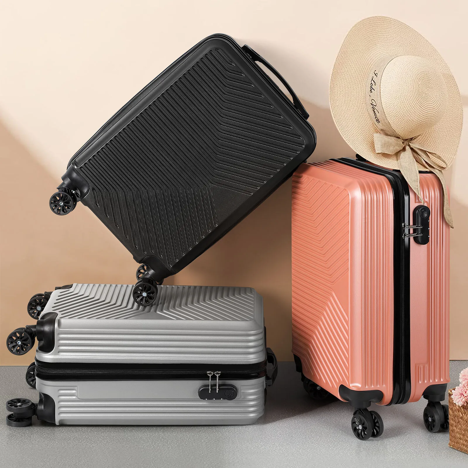 20" Carry On Luggage Hardside Travel Bag Suitcase Lightweight with Spinner Wheel
20" Carry On Luggage Hardside Travel Bag Suitcase Lightweight with Spinner Wheel