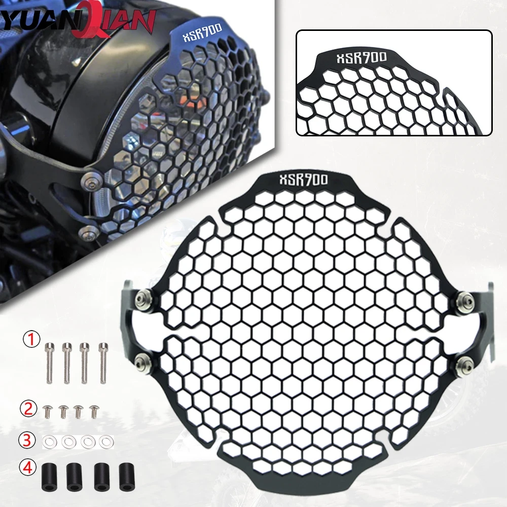 2025 Motorcycle Accessory XSR 900 Vintage Headlight Protector Grill Head light Lamp Cover For Yamaha XSR900 2016-2022 2023 2024
2025 Motorcycle Accessory XSR 900 Vintage Headlight Protector Grill Head light Lamp Cover For Yamaha XSR900 2016-2022 2023 2024
