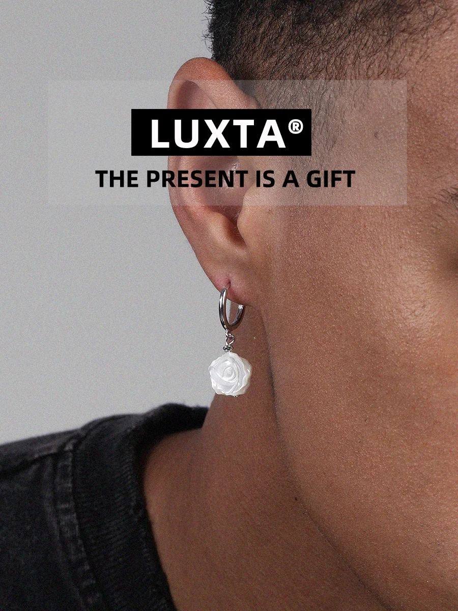Luxta Original Design Pure Silver Abalone Earrings Hip Hop Style Rose Flower Women's Fashion Jewelry Men's Accessory
Luxta Original Design Pure Silver Abalone Earrings Hip Hop Style Rose Flower Women's Fashion Jewelry Men's Accessory