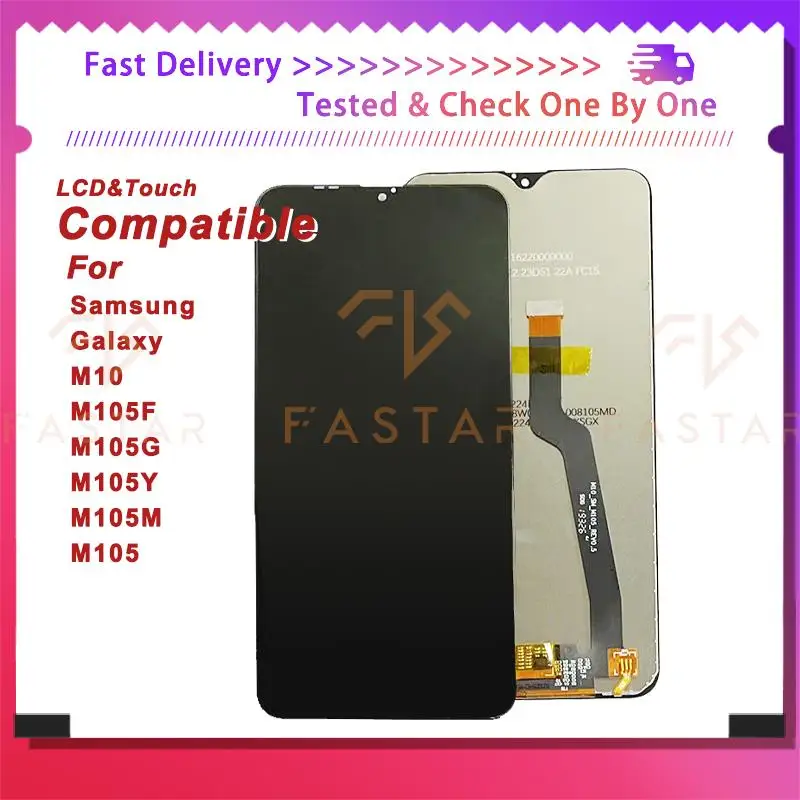 6.22"Tested For Samsung Galaxy M10 M105F M105G M105Y M LCD Display Digitizer Assembly Replacement Screen Samsung M10 M105 lcd
6.22"Tested For Samsung Galaxy M10 M105F M105G M105Y M LCD Display Digitizer Assembly Replacement Screen Samsung M10 M105 lcd