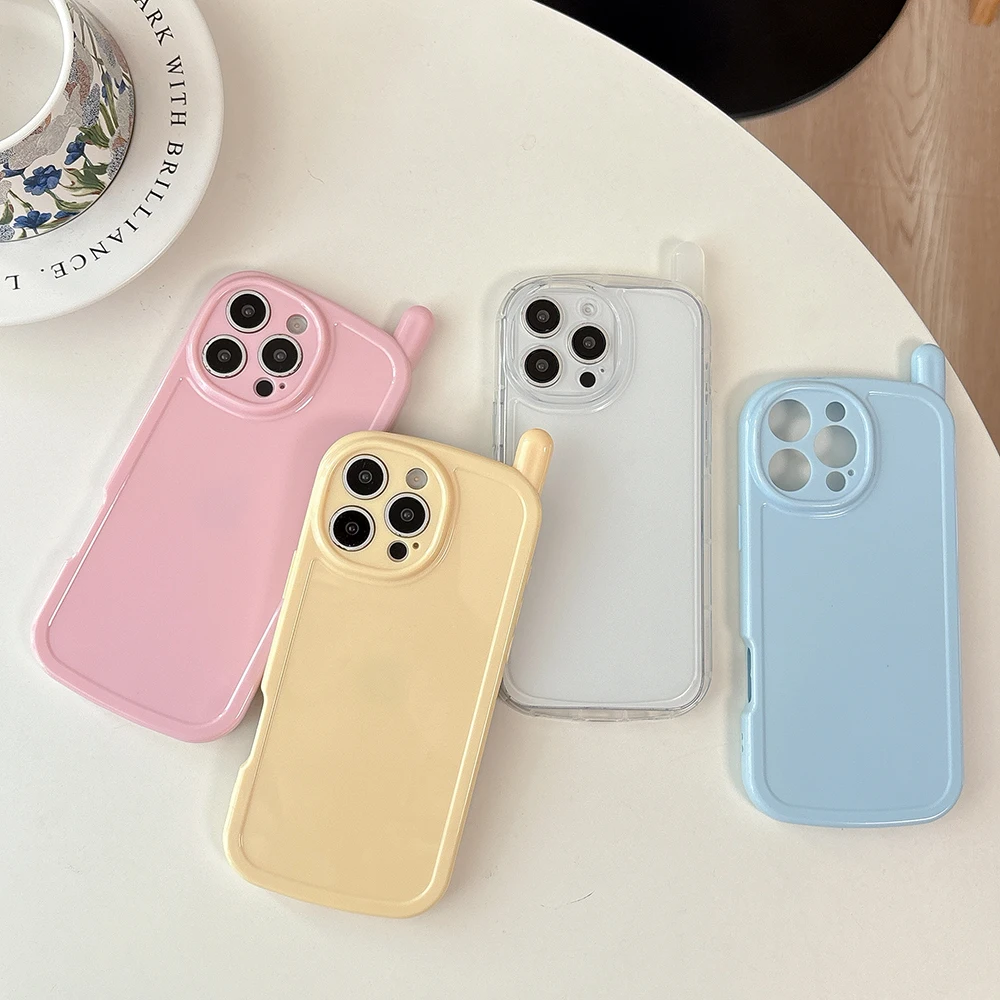 Funny Solid Color Mobile Style Phone Case for IPhone 16 15 14 Pro Max Silicone Shockproof Lovely Protective Back Cover Case Capa 
Funny Solid Color Mobile Style Phone Case for IPhone 16 15 14 Pro Max Silicone Shockproof Lovely Protective Back Cover Case Capa