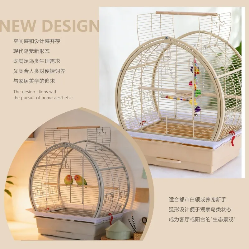 Dome transparent parrot cage horizontal silk home tiger skin peony Xuanfeng monk luxury villa
Dome transparent parrot cage horizontal silk home tiger skin peony Xuanfeng monk luxury villa