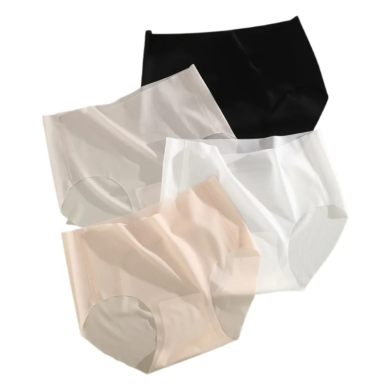 4PCS/Set Women's Ice Silk Seamless Panties Ultra Thin Briefs Breathable Underwear Female High Waist Intimates Lingerie Plus Size
4PCS/Set Women's Ice Silk Seamless Panties Ultra Thin Briefs Breathable Underwear Female High Waist Intimates Lingerie Plus Size