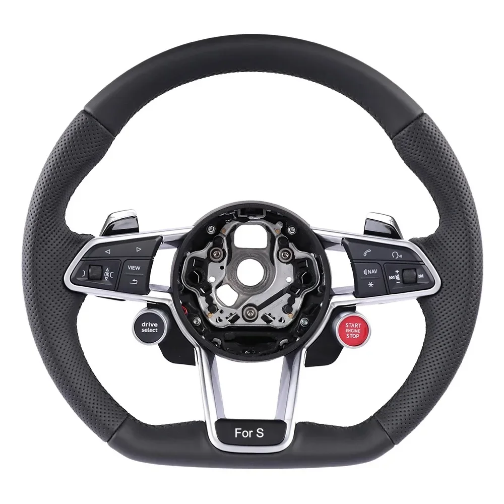 For Audi R8 RS RS3 RS7 A3 A4 A5 A7 Q7 Black Stitching Perforated Leather Multifunctional Seering Wheel Assembly
For Audi R8 RS RS3 RS7 A3 A4 A5 A7 Q7 Black Stitching Perforated Leather Multifunctional Seering Wheel Assembly