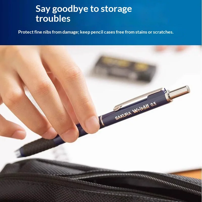 SAKURA Double-knock Mechanism Mechanical Pencil,0.5 Not Easily Broken Core Retractable Tip,Art Manga Sketch Anti Slip Stationery
SAKURA Double-knock Mechanism Mechanical Pencil,0.5 Not Easily Broken Core Retractable Tip,Art Manga Sketch Anti Slip Stationery