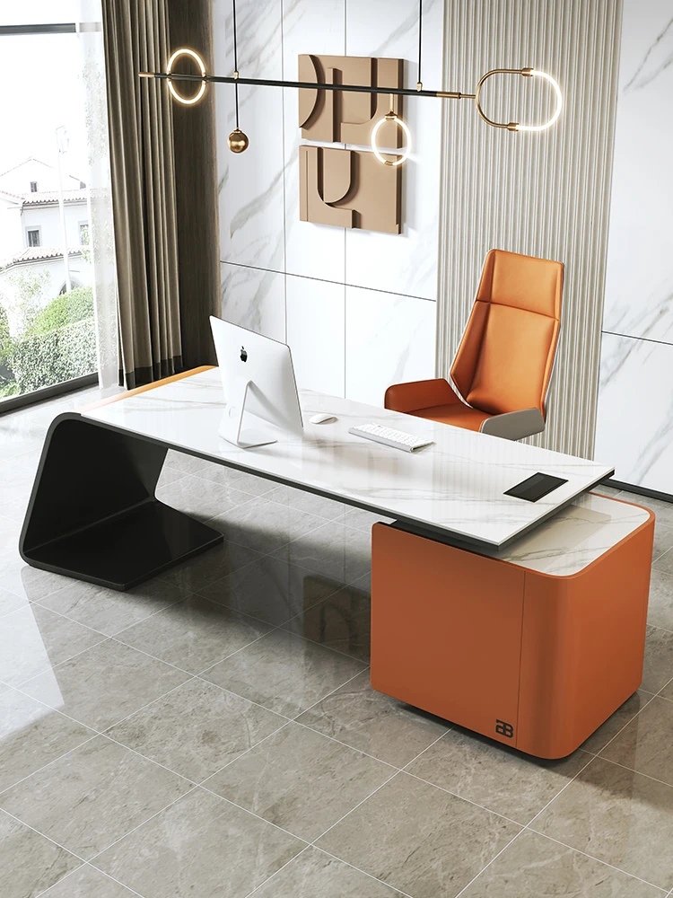 High-grade design, sense of rock, L-shaped desk chair, an Italian luxury computer desk, and a simple desk for home use.
High-grade design, sense of rock, L-shaped desk chair, an Italian luxury computer desk, and a simple desk for home use.