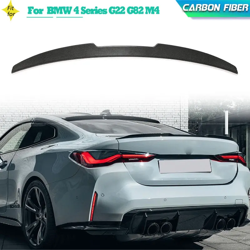 Carbon Fiber Car Rear Trunk Spoiler Wings for BMW 4 Series G22 G82 M4 Coupe 2-Door 2021-2023 Rear Spoiler Boot Lid Wing Lip
Carbon Fiber Car Rear Trunk Spoiler Wings for BMW 4 Series G22 G82 M4 Coupe 2-Door 2021-2023 Rear Spoiler Boot Lid Wing Lip