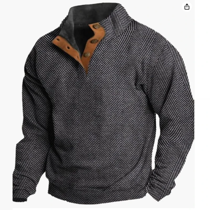 2024 Winter Outdoor Casual Long-Sleeve Hooded Men's Solid Color Button Pullover Top Christmas Henry Collar Men Hoodie Sweatshirt
2024 Winter Outdoor Casual Long-Sleeve Hooded Men's Solid Color Button Pullover Top Christmas Henry Collar Men Hoodie Sweatshirt